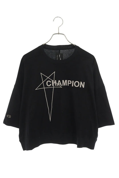 Rick Owens x Champion Front Embroidered Cropped Tee Size S