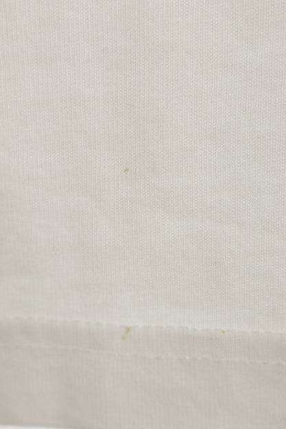 ALEXANDER WANG Chain Graphic T-Shirt White Cotton Size M