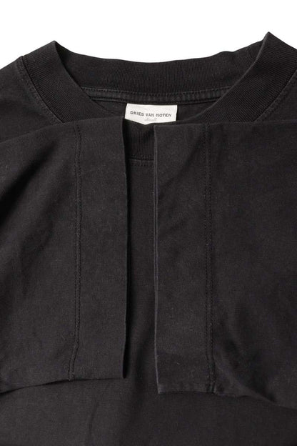 DRIES VAN NOTEN Cotton Oversized Crewneck T-Shirt Size S