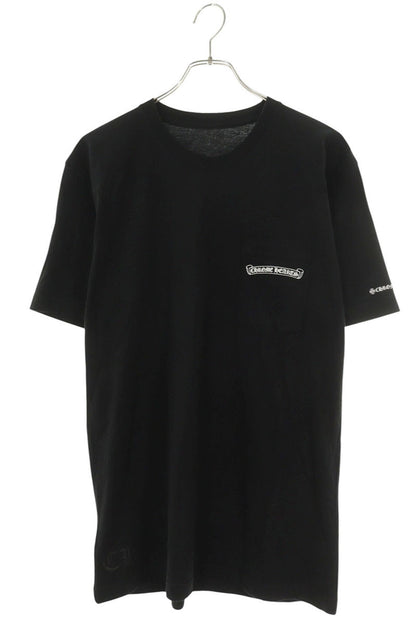 Chrome Hearts Back Scroll Label Print Tee Black Size L