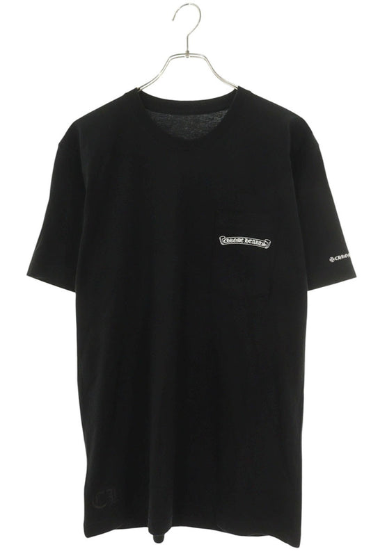 Chrome Hearts Back Scroll Label Print Tee Black Size L
