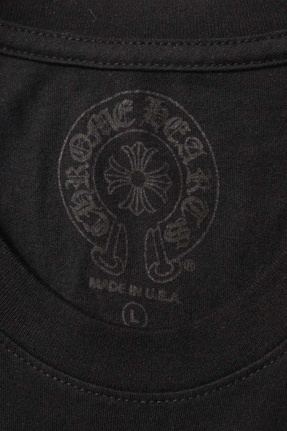 Chrome Hearts Back Scroll Label Print Tee Black Size L