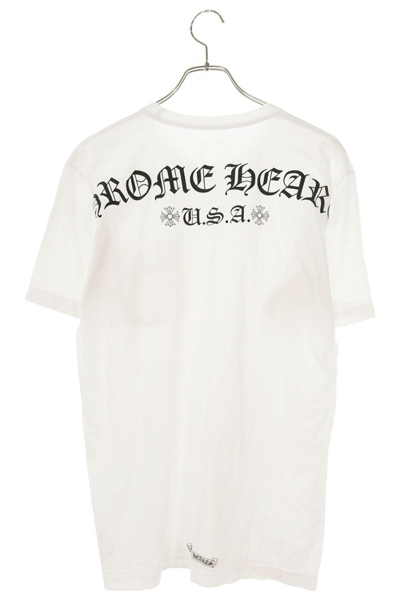 Chrome Hearts Back Arch Logo Print T-Shirt White Size L