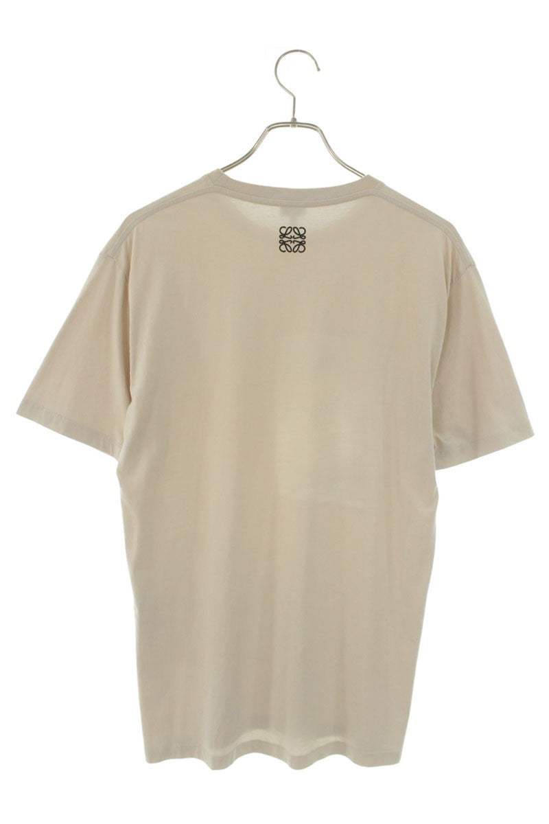LOEWE Anagram Portrait T-shirt Beige Size XS