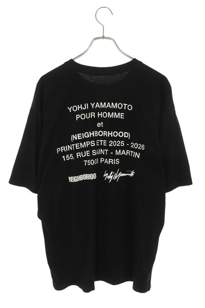 NEIGHBORHOOD x Yohji Yamamoto Logo Print T-Shirt Size L