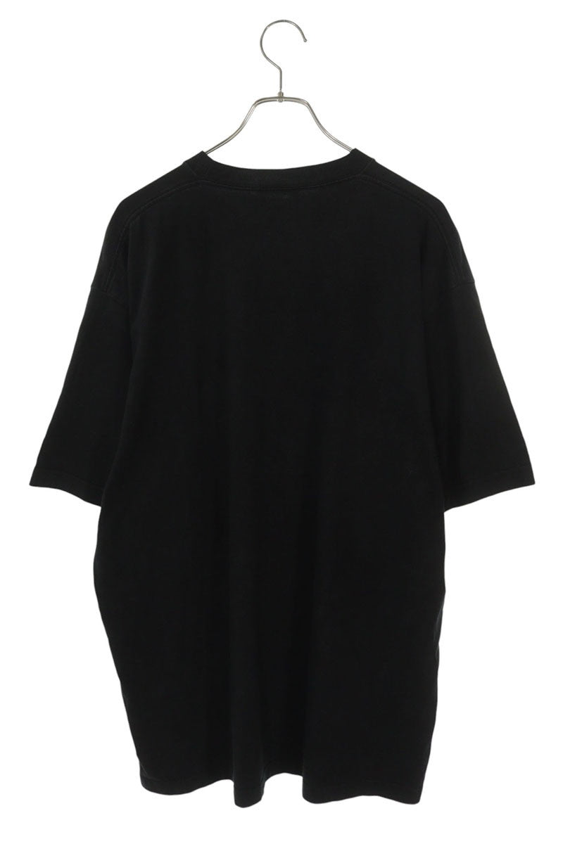 BALENCIAGA Black Oversized Cotton Tee Size XS