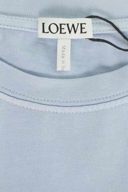 LOEWE Anagram Embroidery T-shirt Blue Size L