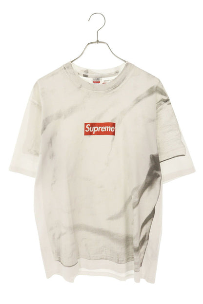 SUPREME x Margiela Transfer Print Box Logo Tee White Size M
