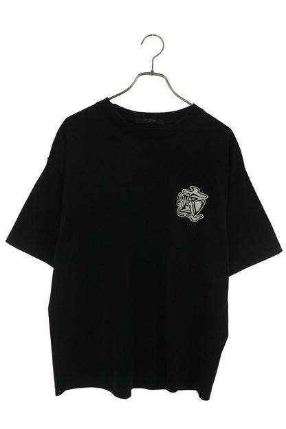 LOUISVUITTON LV Smoke Print T-shirt Black Size L