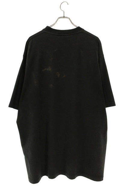 VETEMENTS Oversized Heavy Metal Skull T-Shirt Black Size S