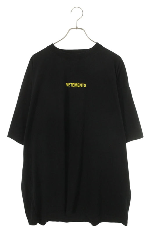 VETEMENTS 22SS Logo Barcode Tag Print Tee Multi Size XL