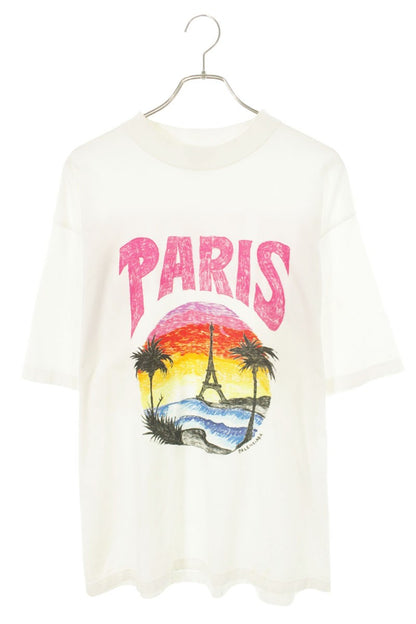 BALENCIAGA Logo Print T-shirt Multi Size M