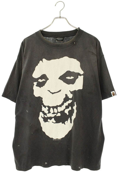 A BATHING APE x SAINT MICHAEL Double Name Vintage Tee Size L