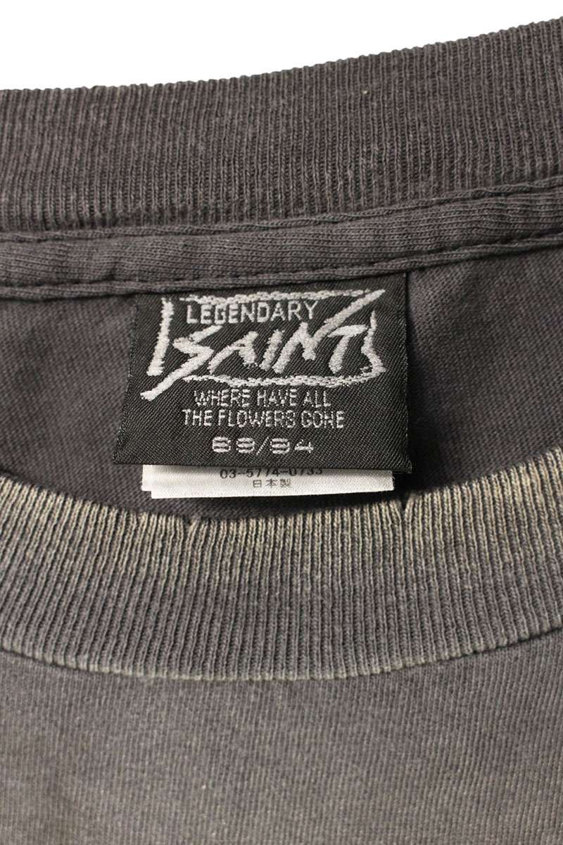 A BATHING APE x SAINT MICHAEL Double Name Vintage Tee Size L