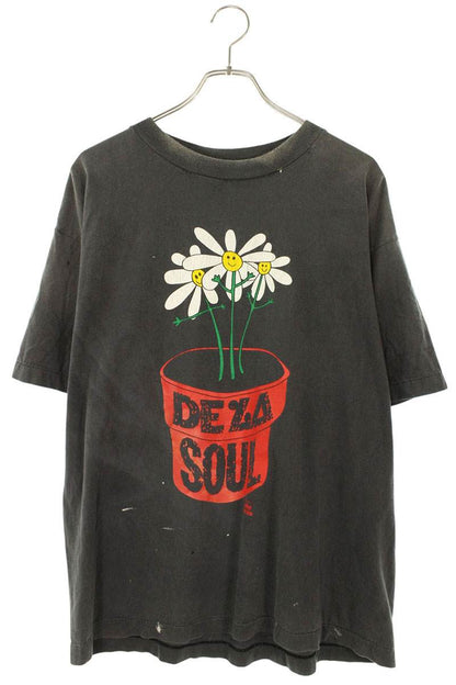 SAINT MICHAEL 25SS DE LA SOUL Vintage T-Shirt Black Size L