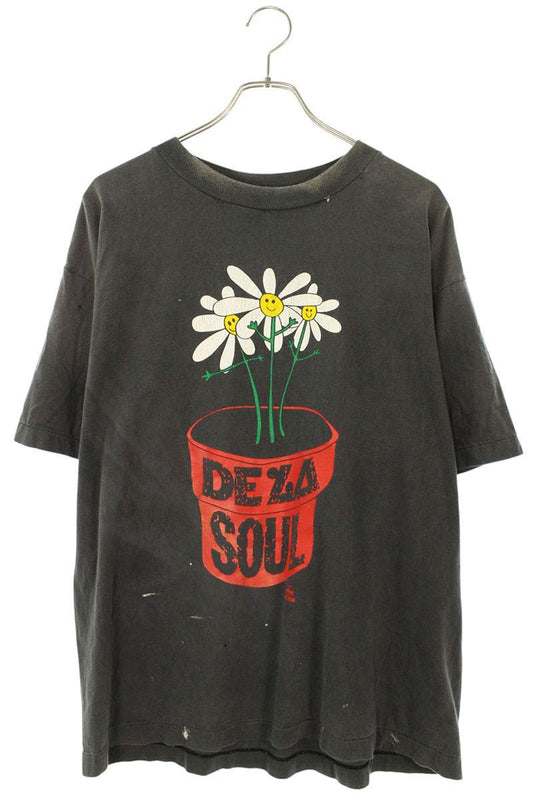SAINT MICHAEL 25SS DE LA SOUL Vintage T-Shirt Black Size L