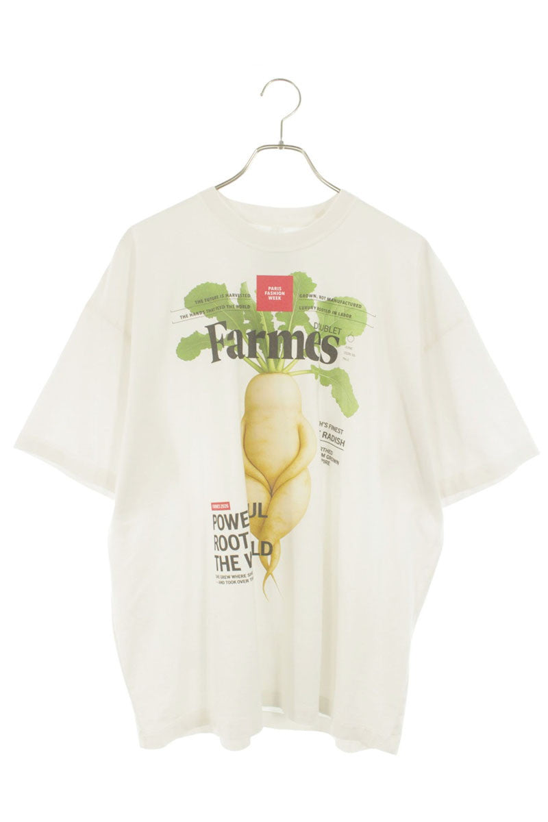 doublet 26SS Farmer Magazine Cover T-Shirt White Size M