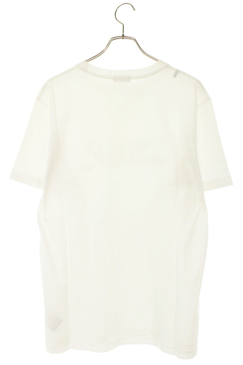 DIOR Logo Embroidered T-Shirt White Size M