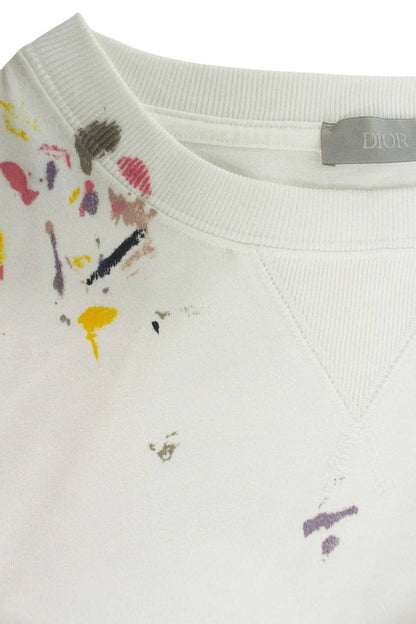 Christian Dior 21SS Paint Splatter T-Shirt White Size L