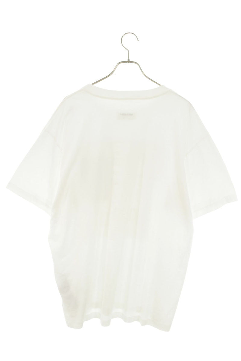 MM6 25SS Newspaper Print T-Shirt White Size M
