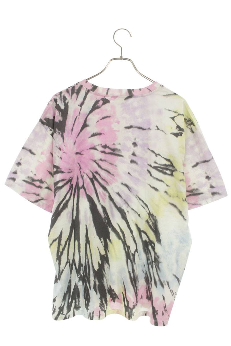 CELINE Loose Fit Tie-Dye Logo T-Shirt Multicolor Size M