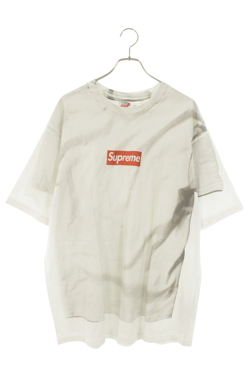 MM6 Supreme Box Logo Transfer Print Tee White Size XL
