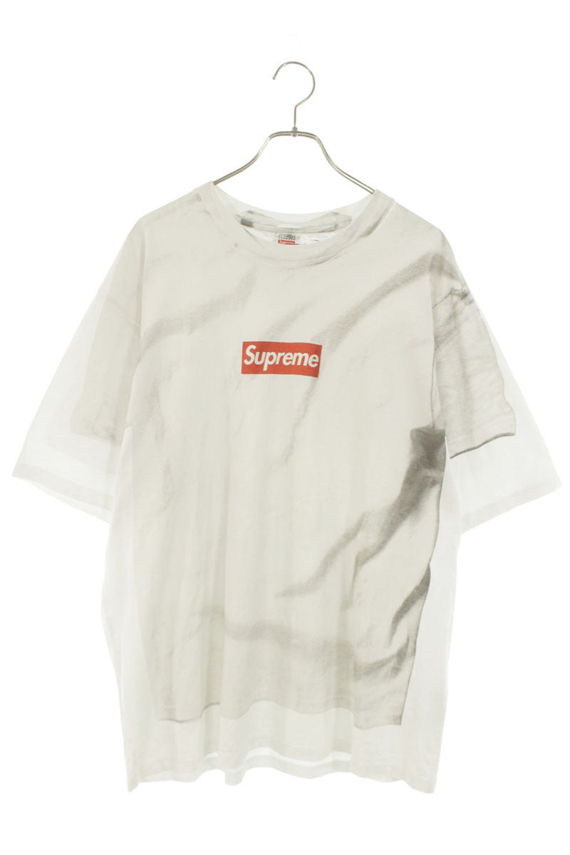MM6 Supreme Box Logo Transfer Print Tee White Size XL