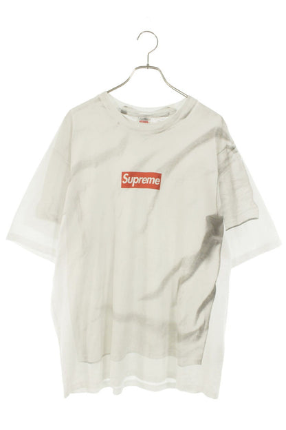 MM6 Supreme Box Logo Transfer Print Tee White Size XL