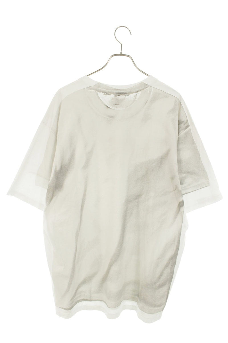 MM6 Supreme Box Logo Transfer Print Tee White Size XL