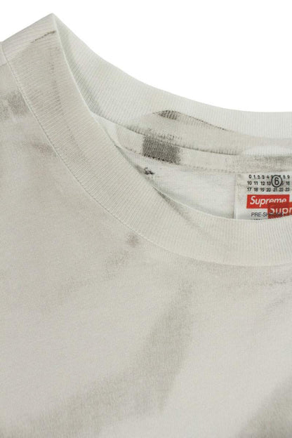 MM6 Supreme Box Logo Transfer Print Tee White Size XL
