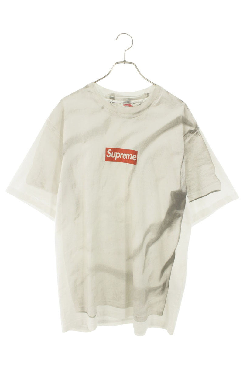 MM6 Supreme Box Logo Transfer Print Tee White Size L