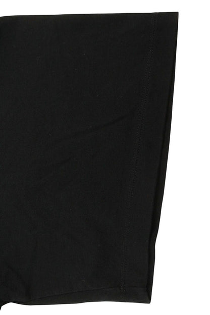 CELINE Black Triomphe Logo Print Cotton T-Shirt Size XS