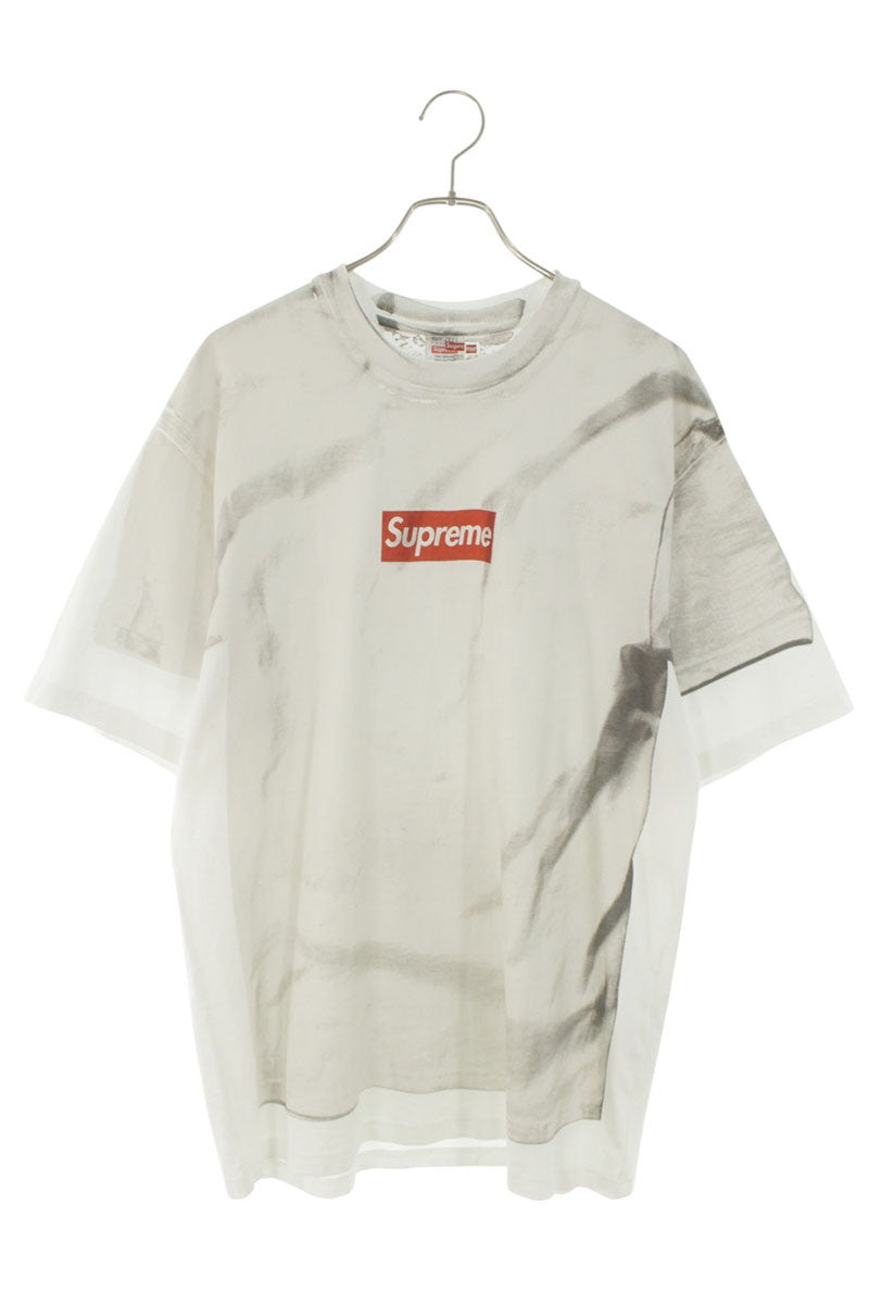 MM6 x SUPREME White Box Logo Transfer Print Tee Size M