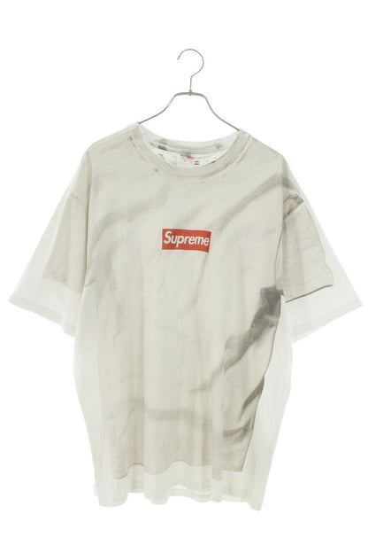 MM6 x SUPREME Transfer Print Box Logo Tee White Size XL