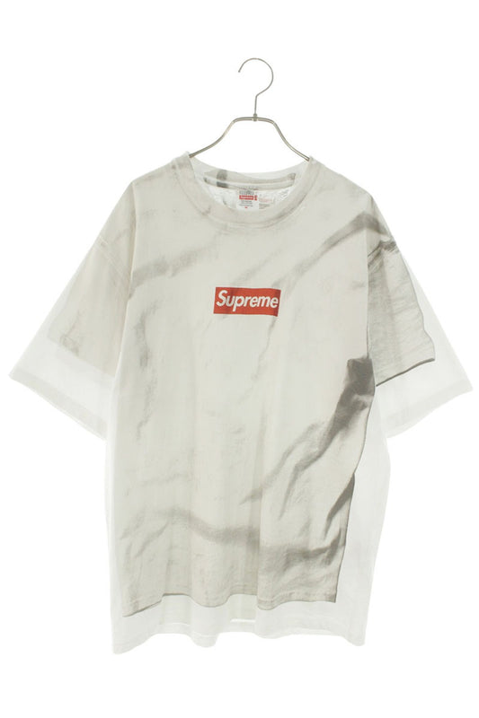 MM6 x SUPREME Transfer Print Box Logo Tee White Size M