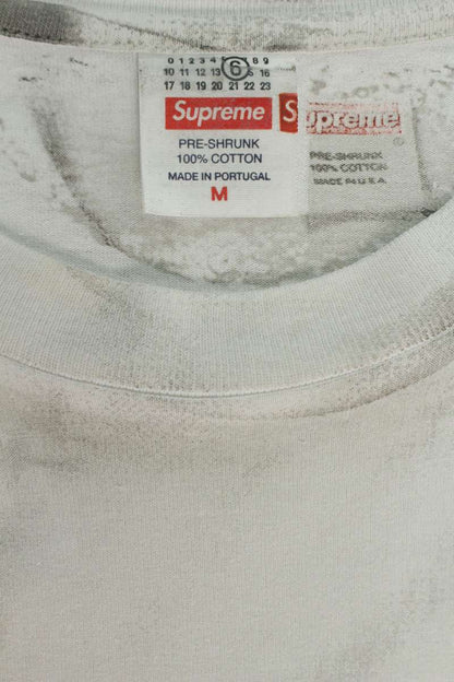 MM6 x SUPREME Transfer Print Box Logo Tee White Size M