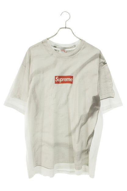 SUPREME x MM6 Transfer Print Box Logo Tee White Size L