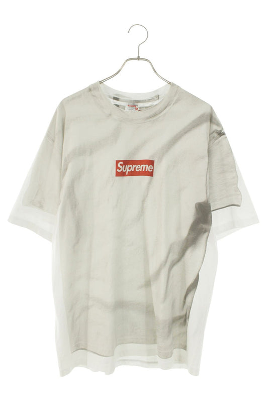 SUPREME x MM6 Transfer Print Box Logo Tee White Size L