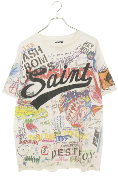 SAINT MICHAEL x Kaikai Kiki Paint All-Over Graphic Size M