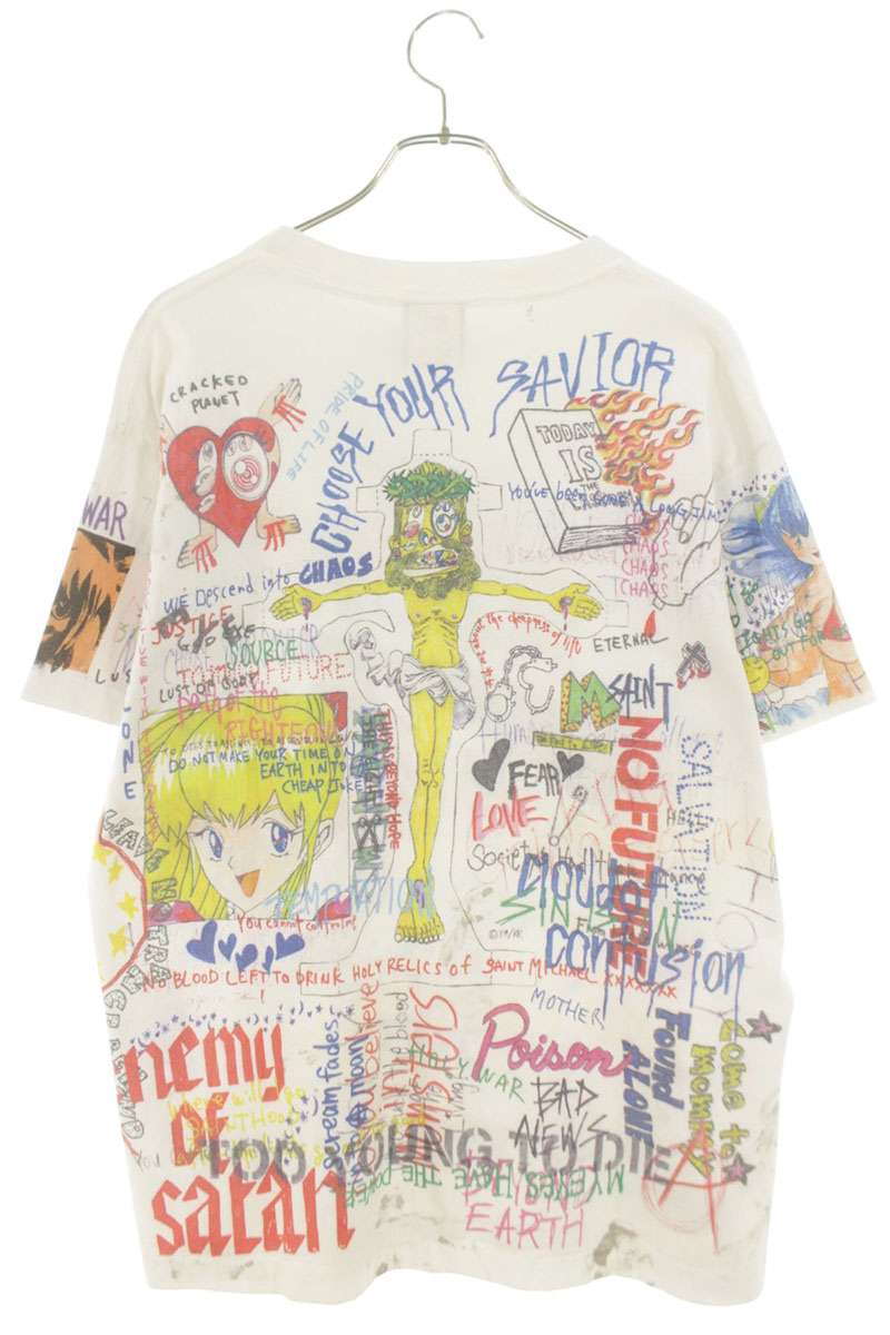 SAINT MICHAEL x Kaikai Kiki Paint All-Over Graphic Size M