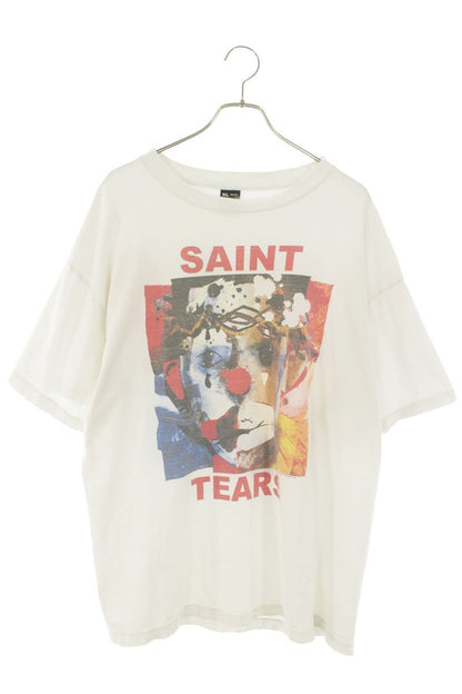 SAINT MICHAEL x SAINTTEARS Double Name Graphic Tee Size XL