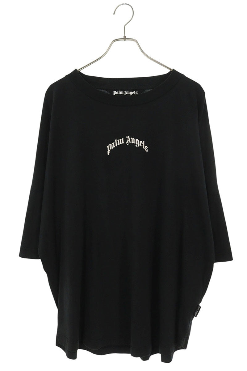 Palm Angels Black Back Logo Print Cotton T-Shirt Size XL