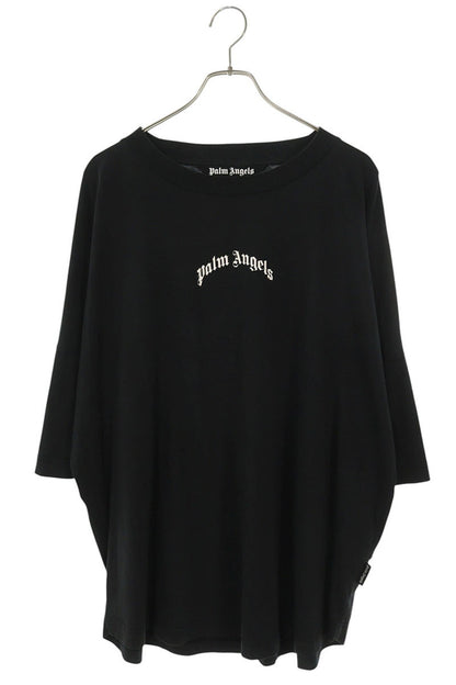 Palm Angels Black Back Logo Print Cotton T-Shirt Size XL