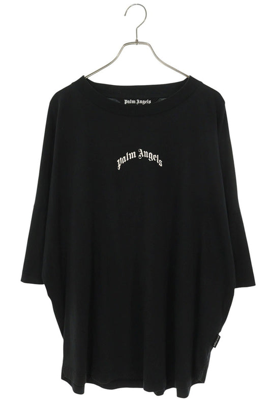 Palm Angels Black Back Logo Print Cotton T-Shirt Size XL