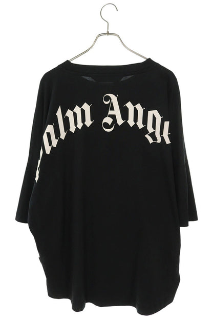 Palm Angels Black Back Logo Print Cotton T-Shirt Size XL