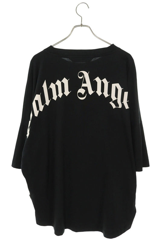 Palm Angels Black Back Logo Print Cotton T-Shirt Size XL