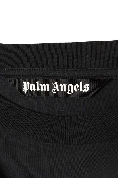Palm Angels Black Back Logo Print Cotton T-Shirt Size XL