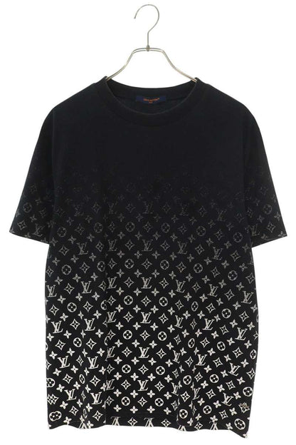 LOUISVUITTON Monogram Gradient Cotton Tee Black Size L
