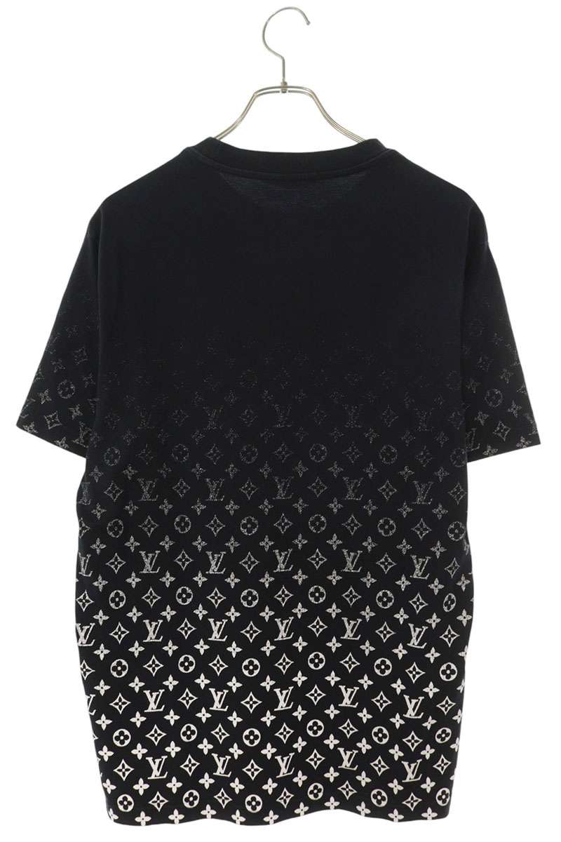 LOUISVUITTON Monogram Gradient Cotton Tee Black Size L