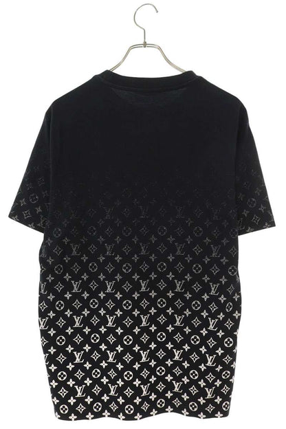 LOUISVUITTON Monogram Gradient Cotton Tee Black Size L